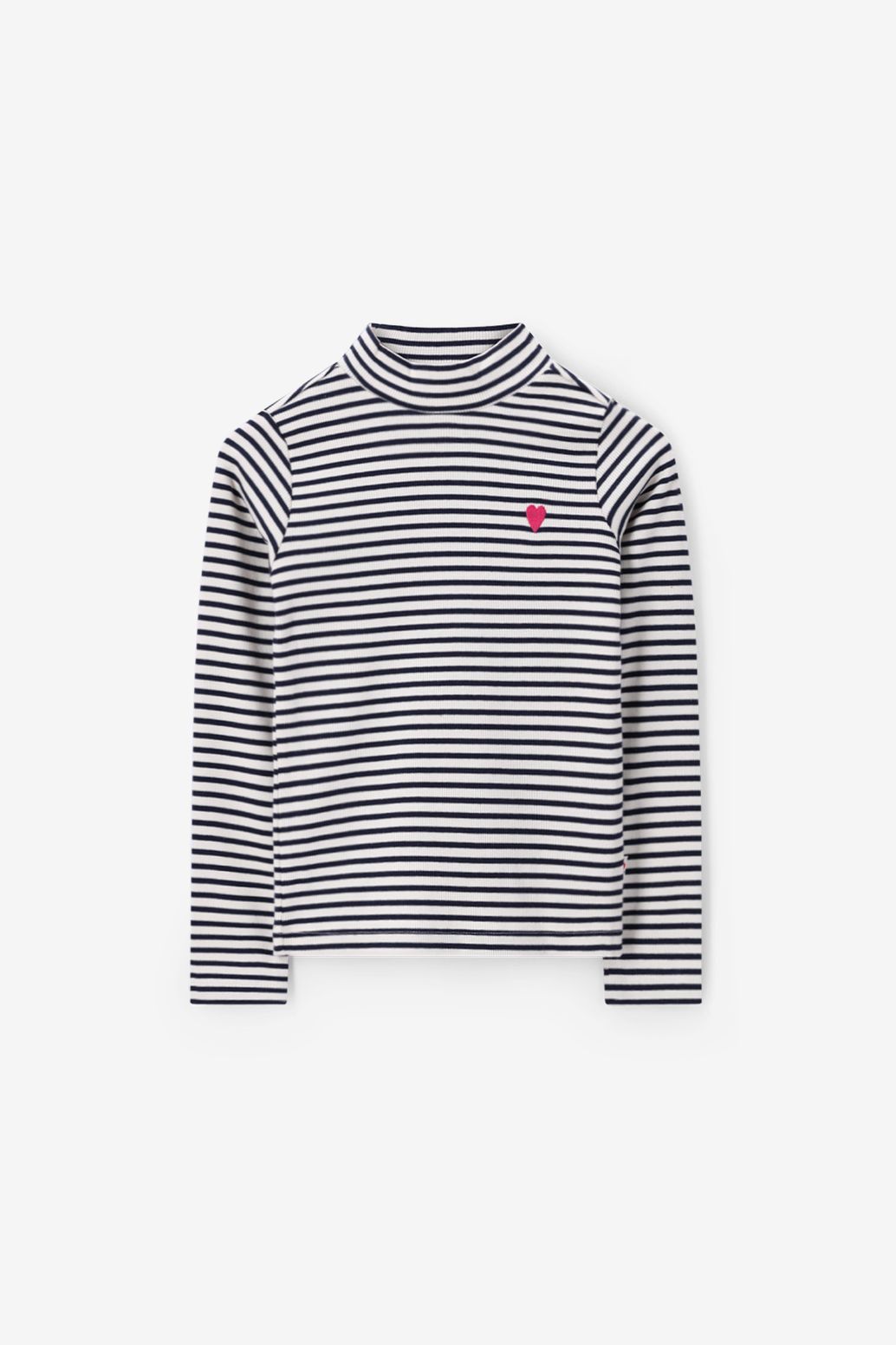 Gestreiftes Langarmshirt - dunkelblau