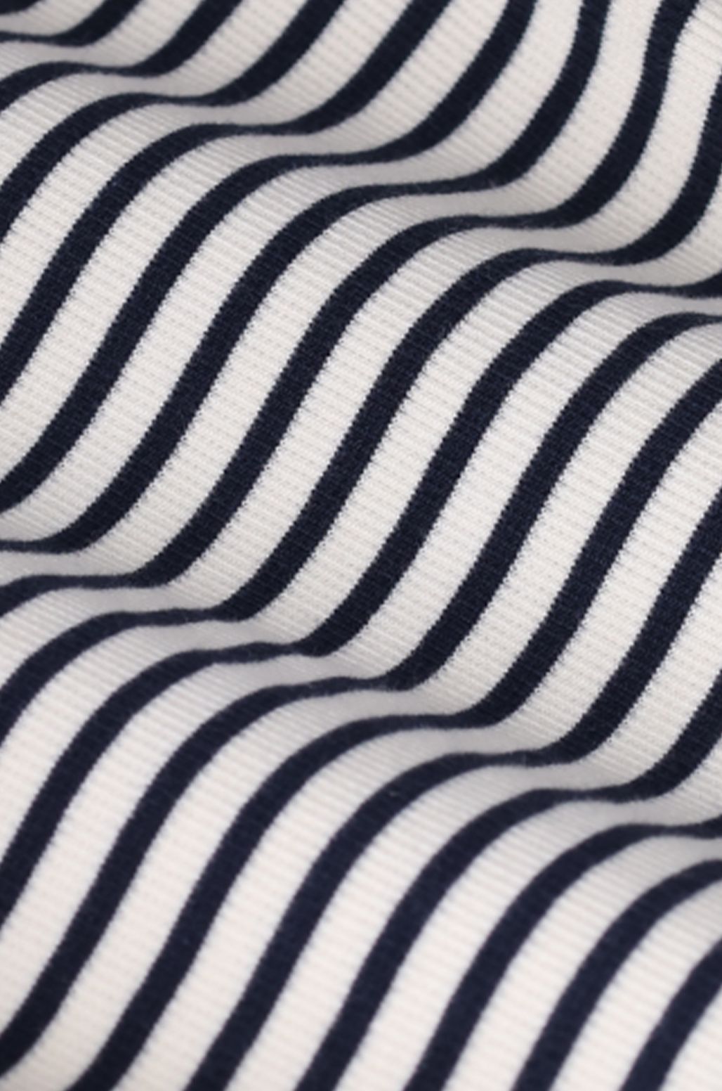 Gestreiftes Langarmshirt - dunkelblau