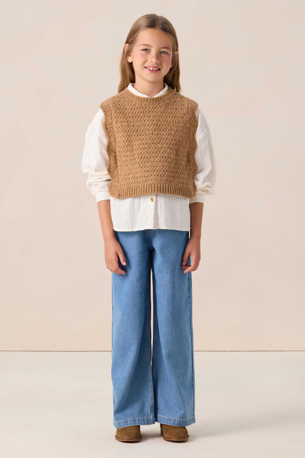 Blouse avec broderies - blanc