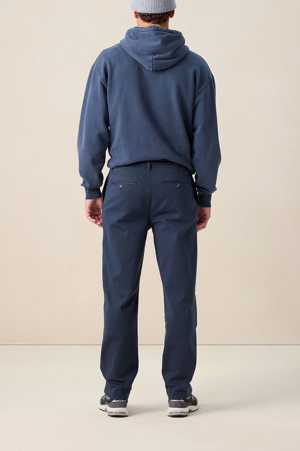 Chino taille mi-haute - bleu foncé