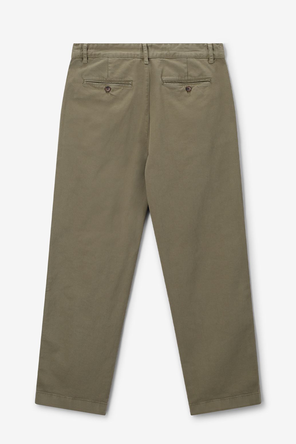 Chino taille mi-haute - vert foncé