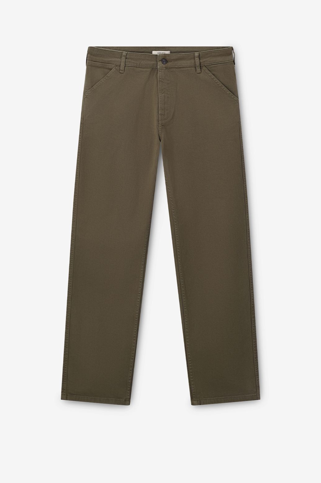 Donkergroene chino