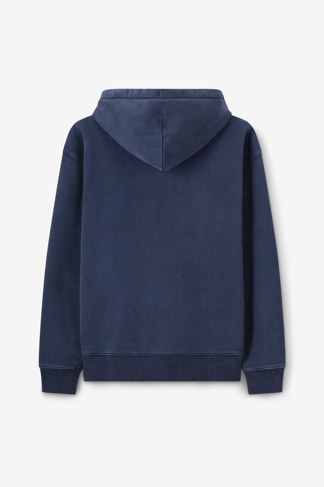 Donkerblauwe hoodie met embroidery