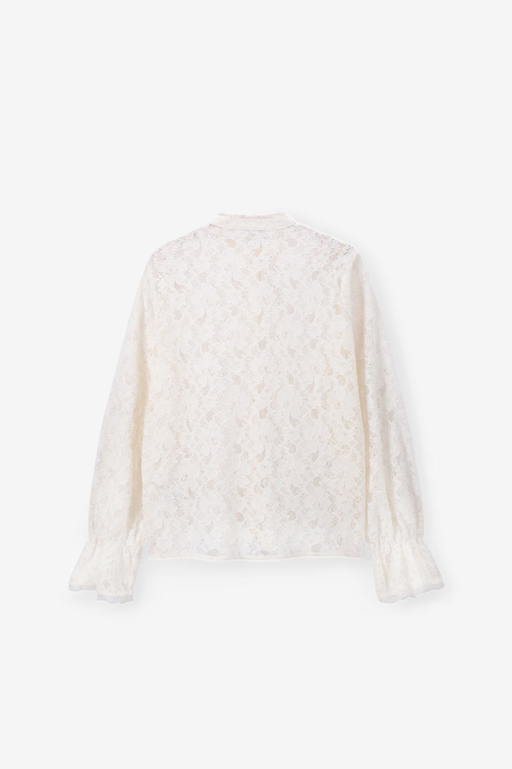 Witte kanten blouse