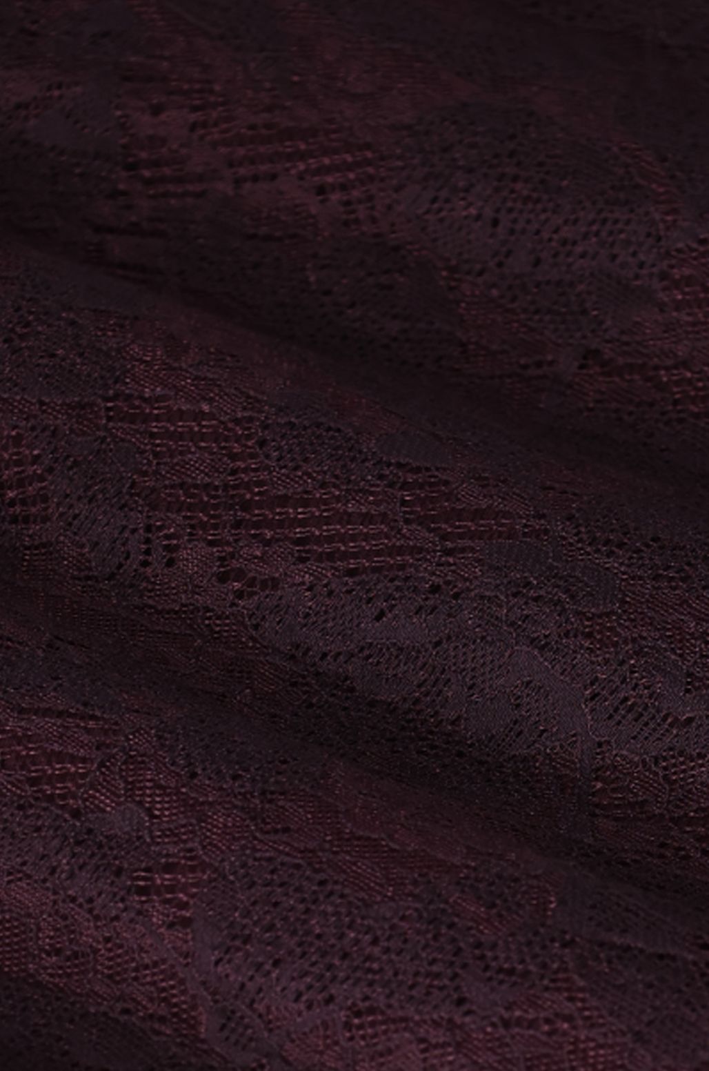 Jupe longue en dentelle - marron foncé