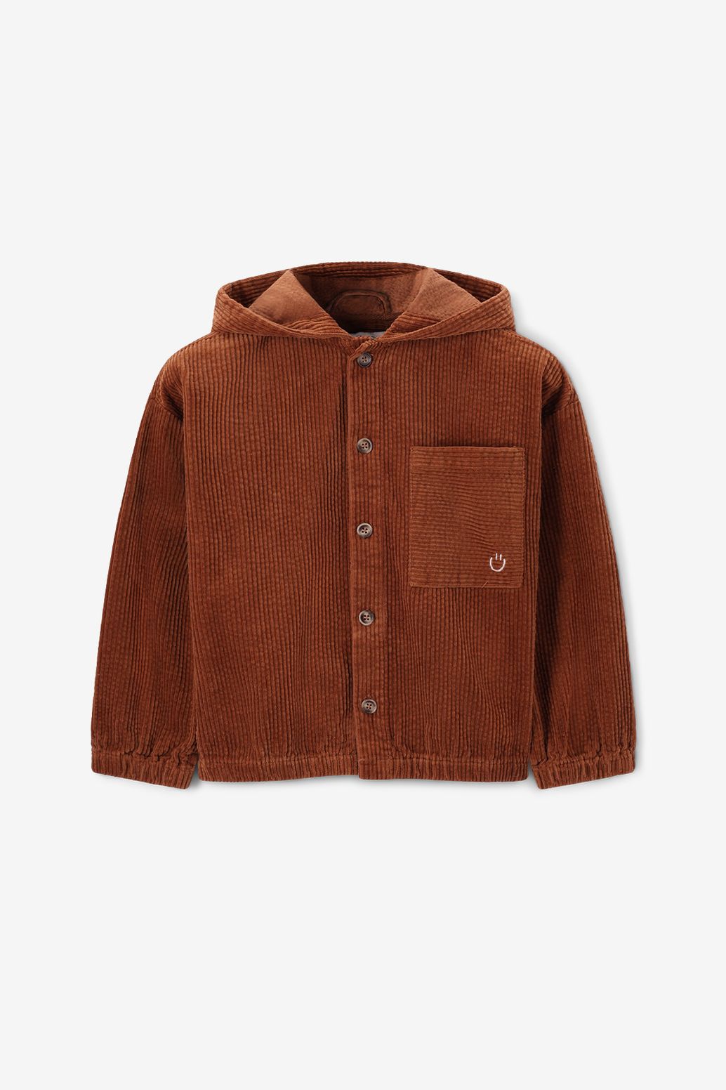 Chemise en velours côtelé - marron