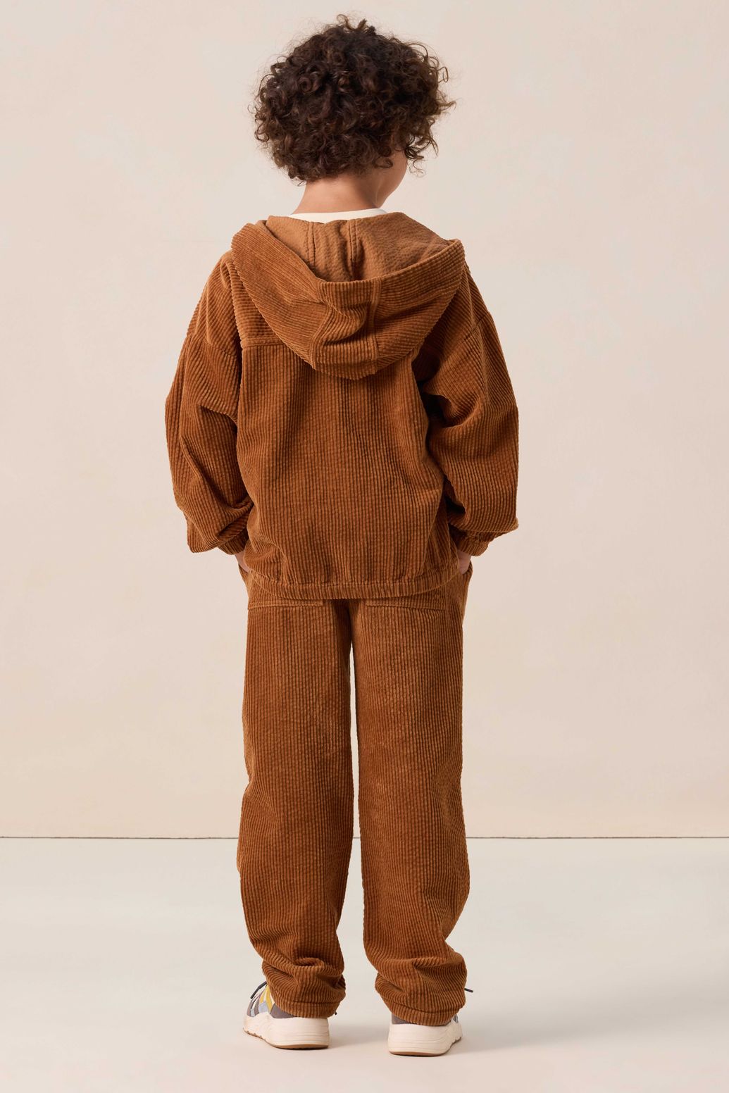 Chemise en velours côtelé - marron