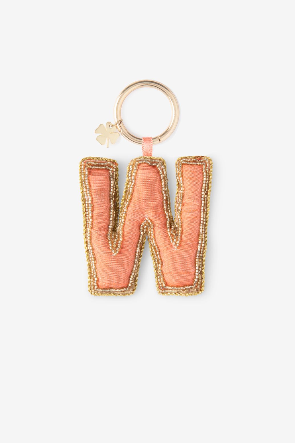 Lichtrode bag charm letter W
