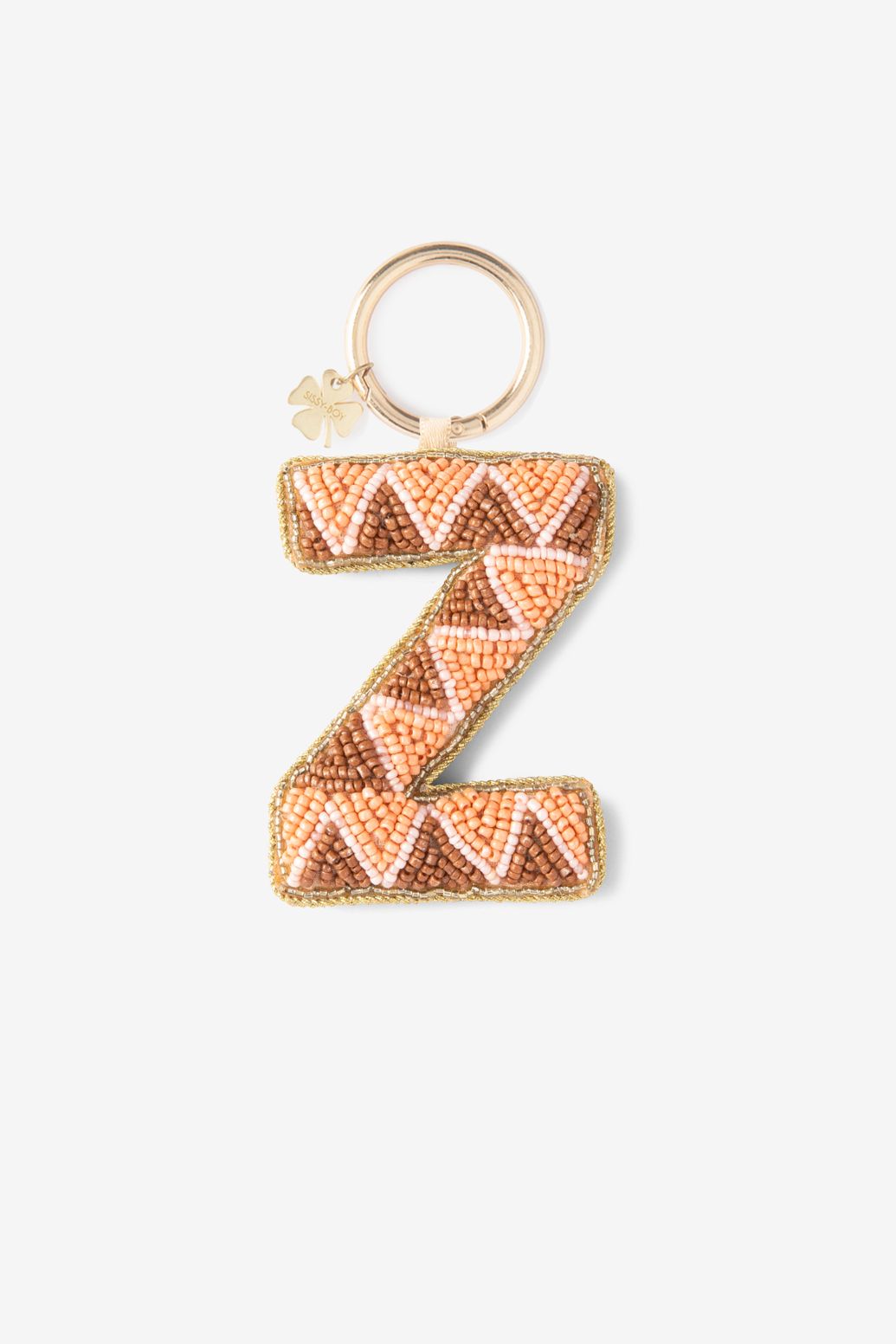 Charm de sac lettre Z - orange clair