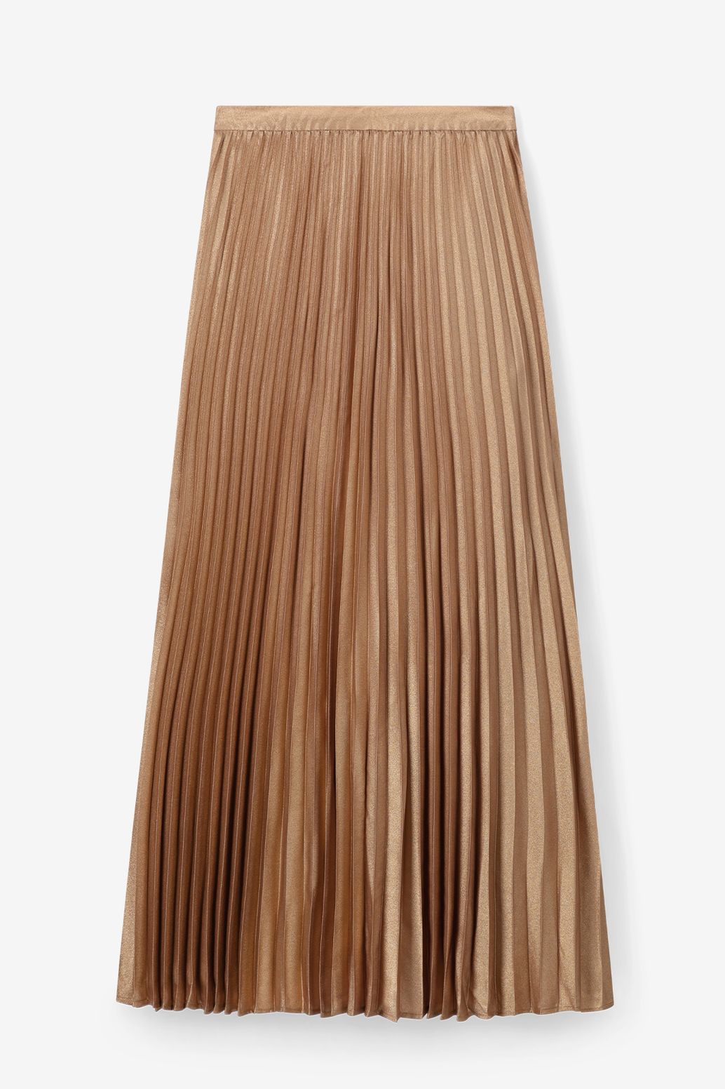 Midi-Rock - goldfarben