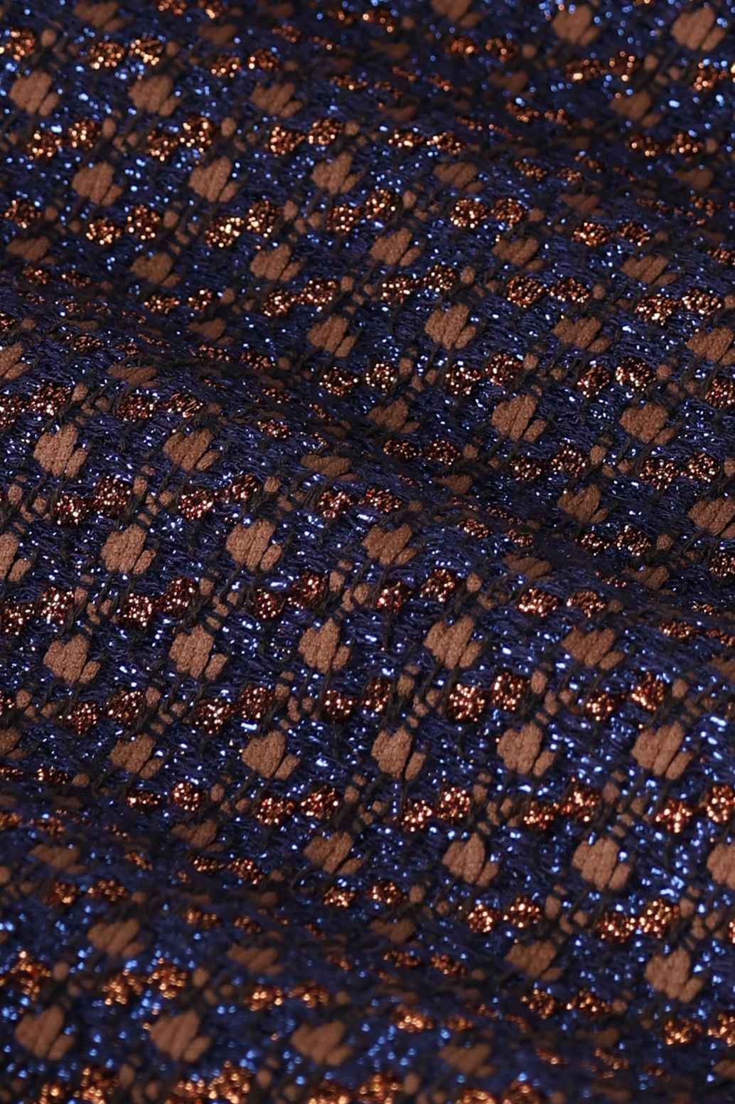 Donkerbruin bouclé jack