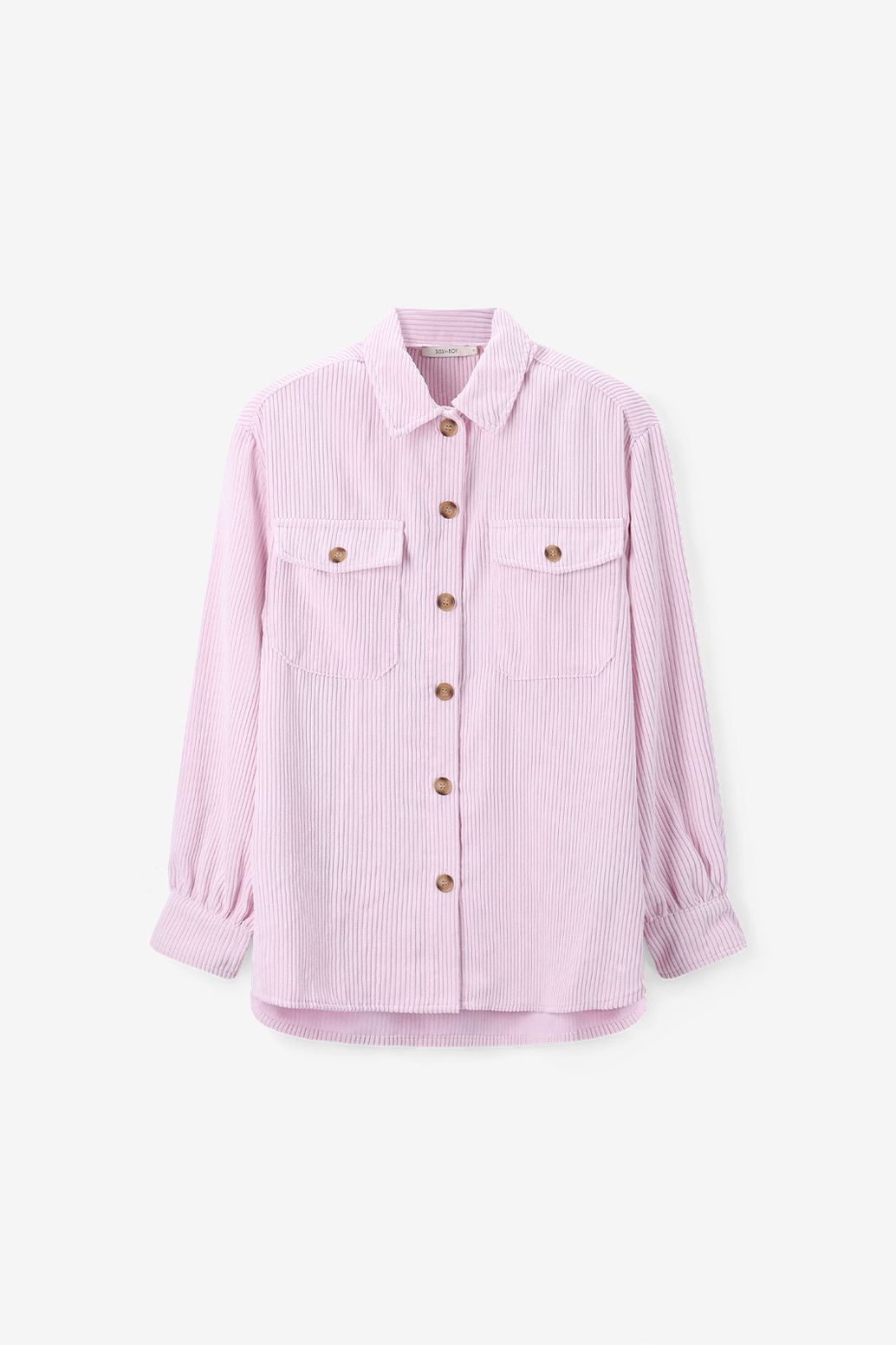 Lichtroze corduroy jack