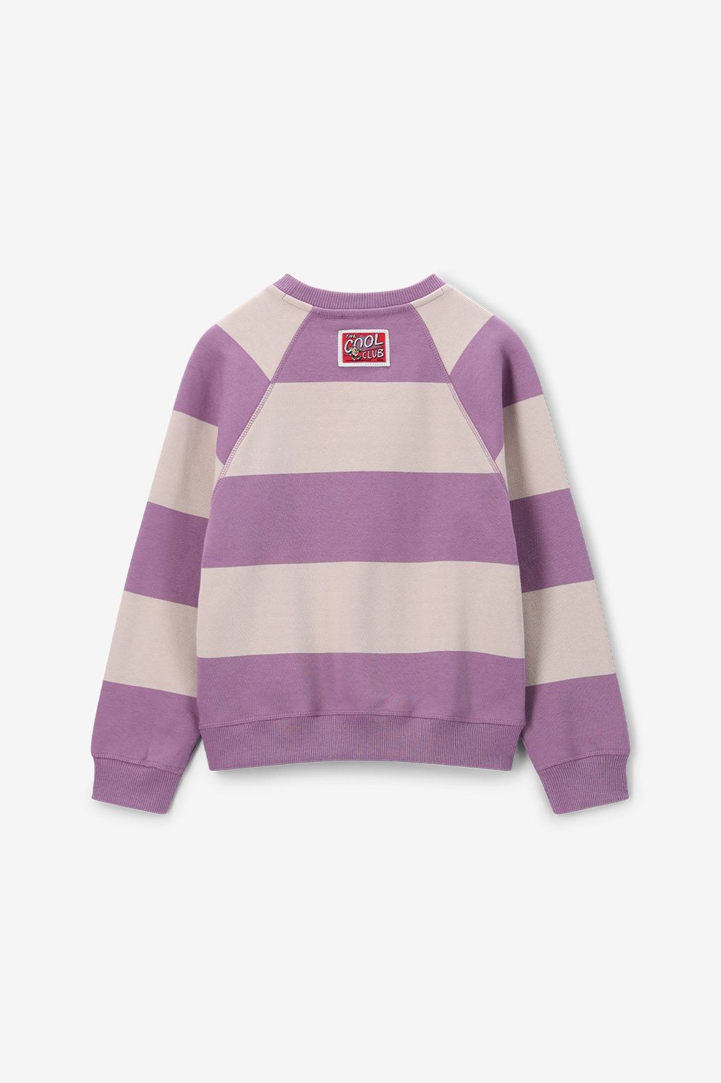 Gestreifter Sweater - flieder