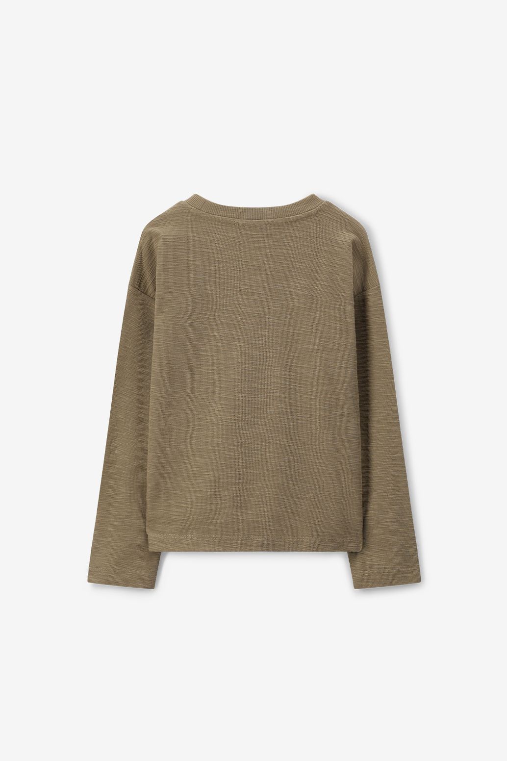 Groene longsleeve met smiley patch