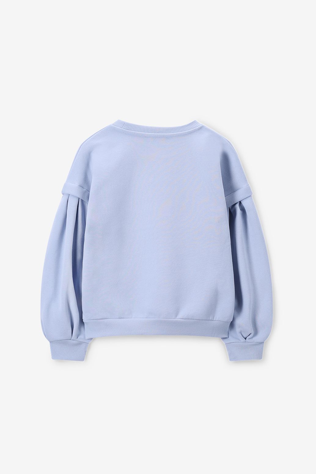 Sweat avec broderies - bleu clair