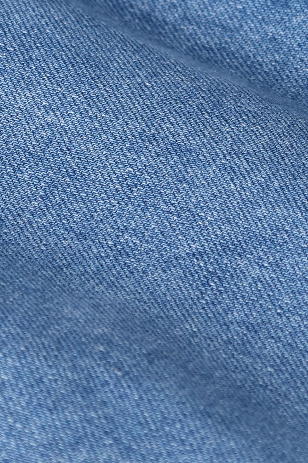 Jeansjacke mit goldfarbenen Knöpfen - blau