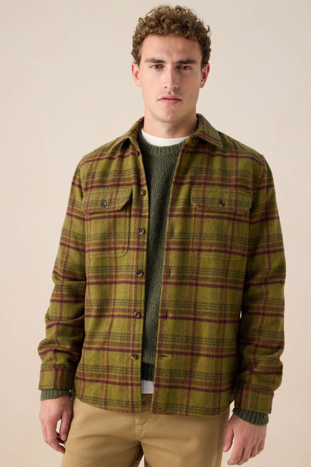 Kariertes Hemd - dunkelgrün