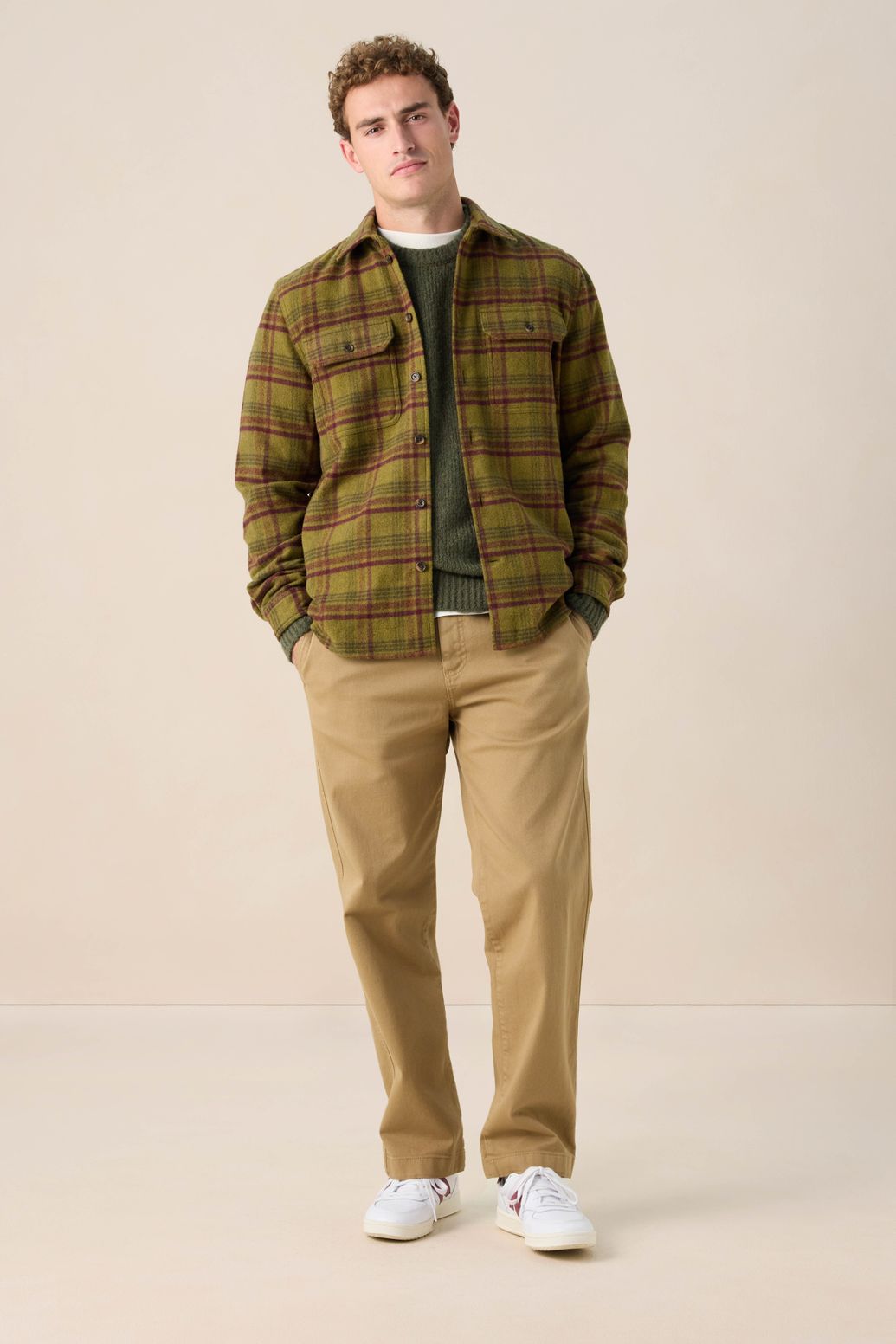 Kariertes Hemd - dunkelgrün