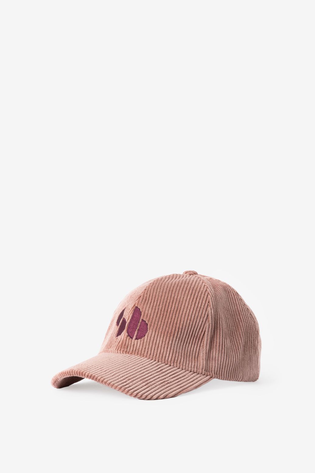 Casquette en velours côtelé - rose