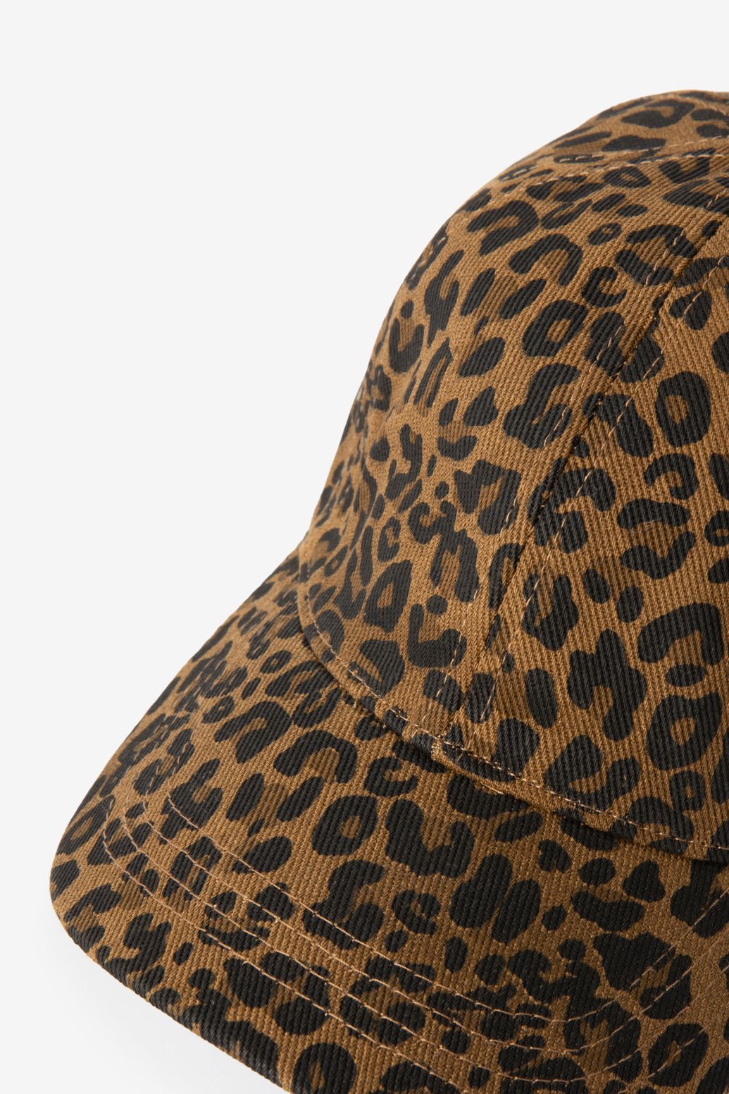 Kappe mit Leoprint - braun