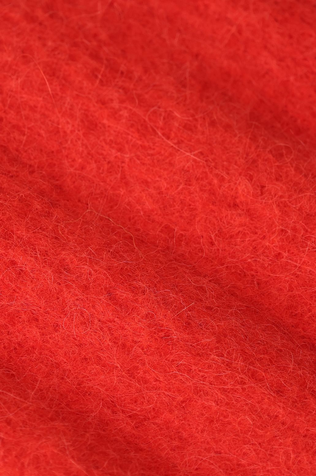 Pullover mit Reißverschluss - rot