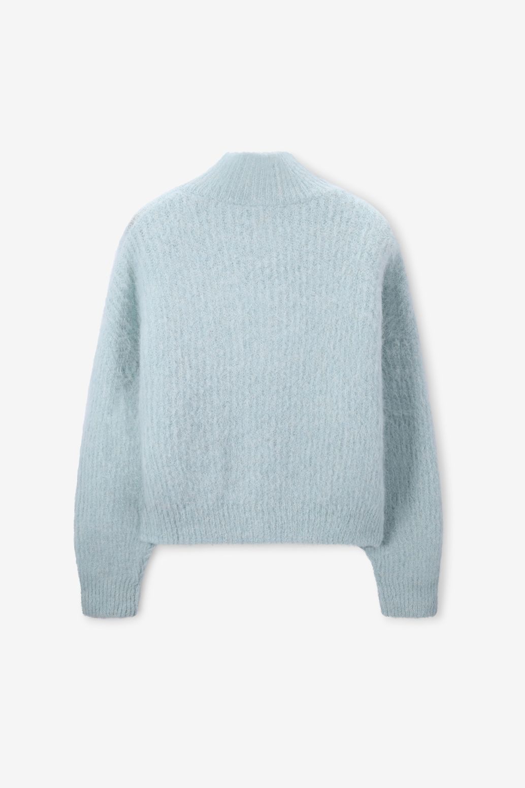 Pullover mit Reißverschluss - blau