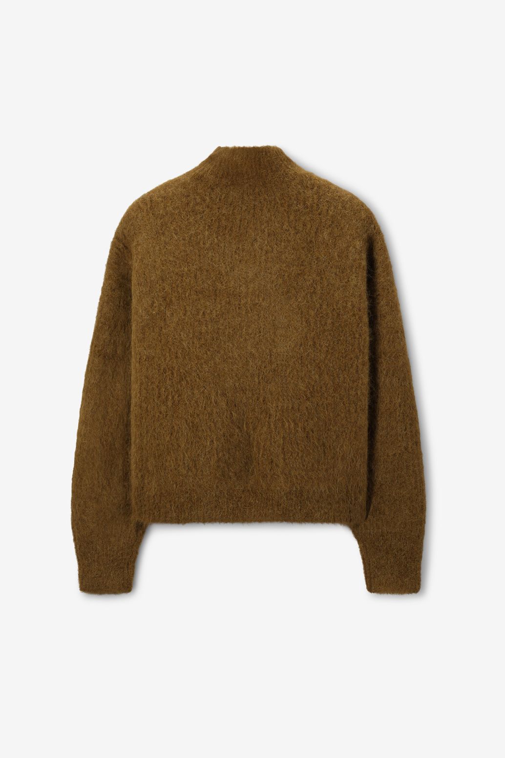 Pullover mit Reißverschluss - dunkelgrün