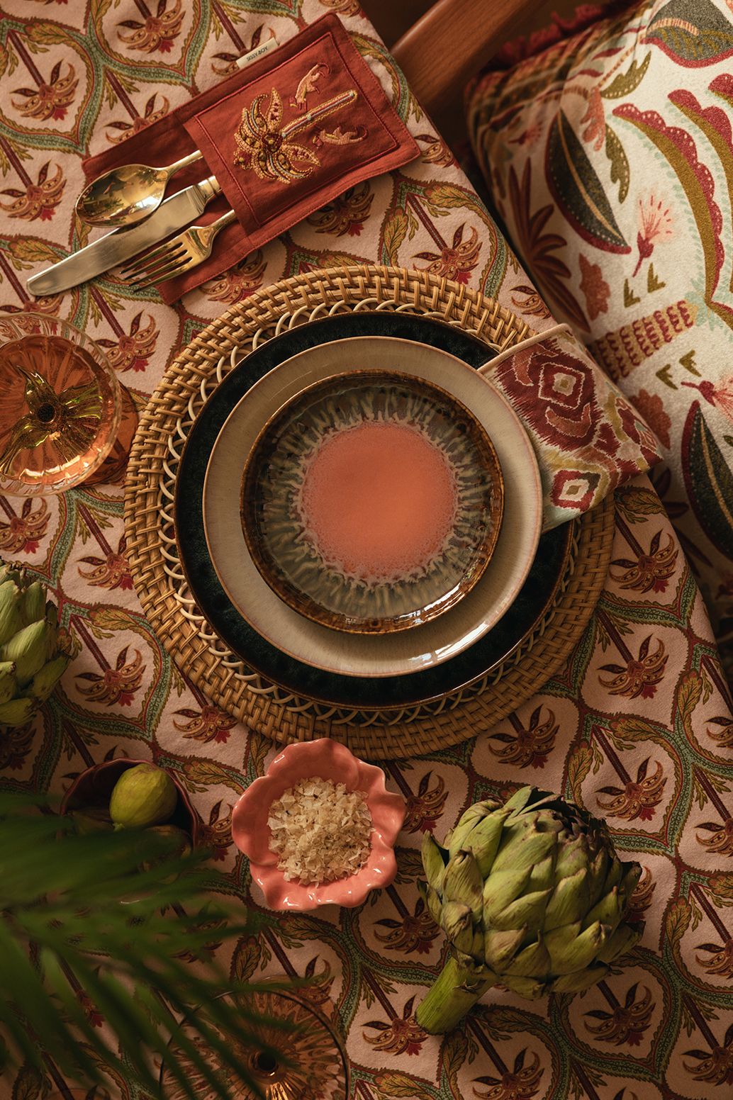 House of Treasures Frühstücksteller - rosa