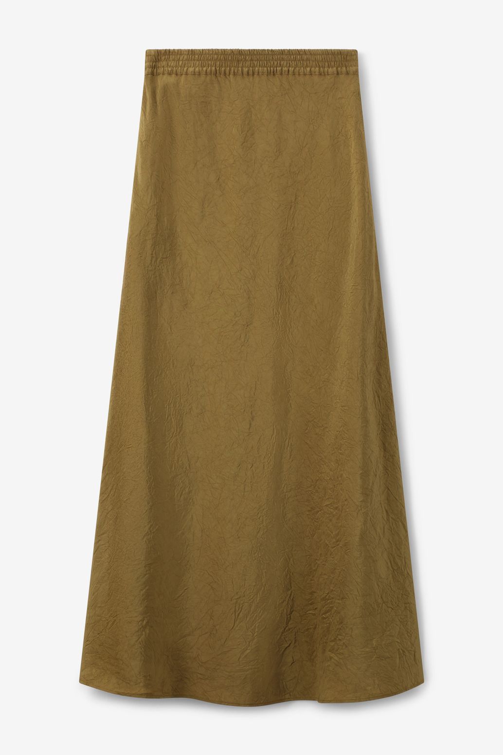Donkergroene maxi rok