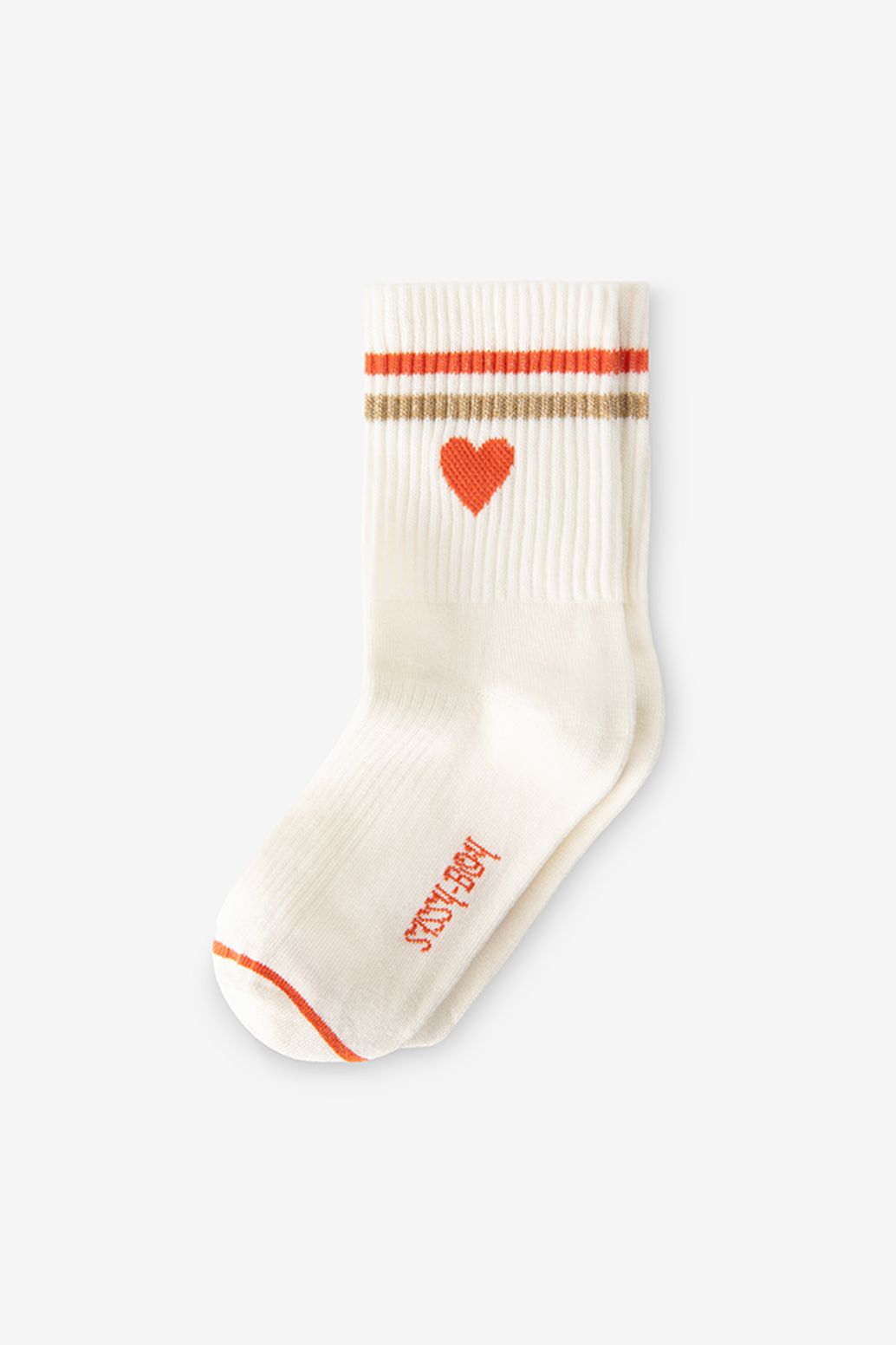 Socken mit Herz - weiß