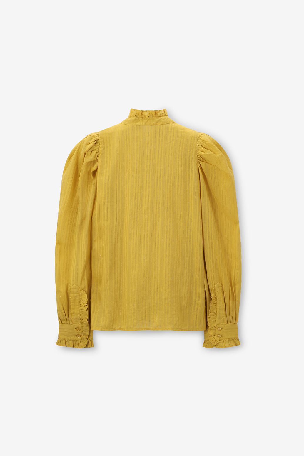 Gele blouse met lurex