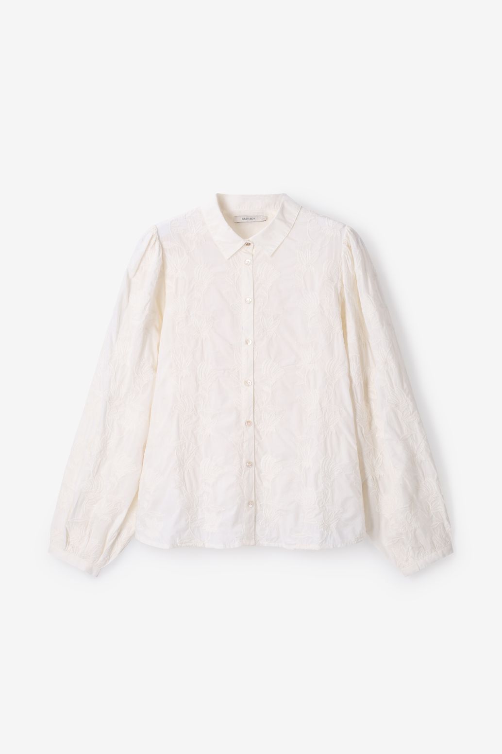 Witte blouse met embroidery