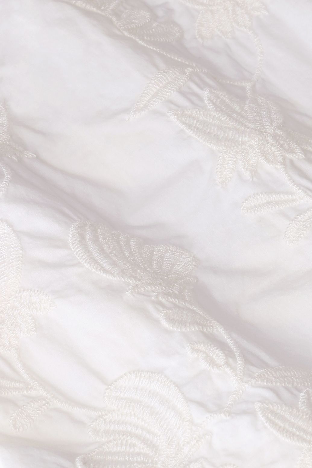 Witte blouse met embroidery