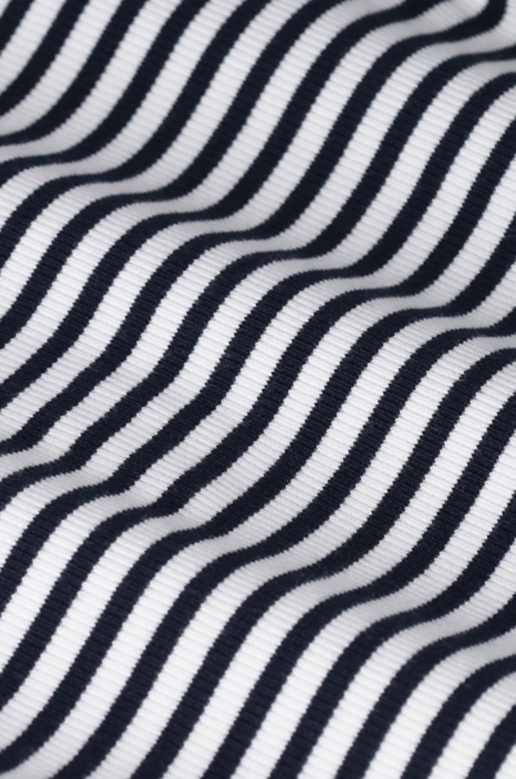 T-shirt manches longues à rayures - bleu foncé