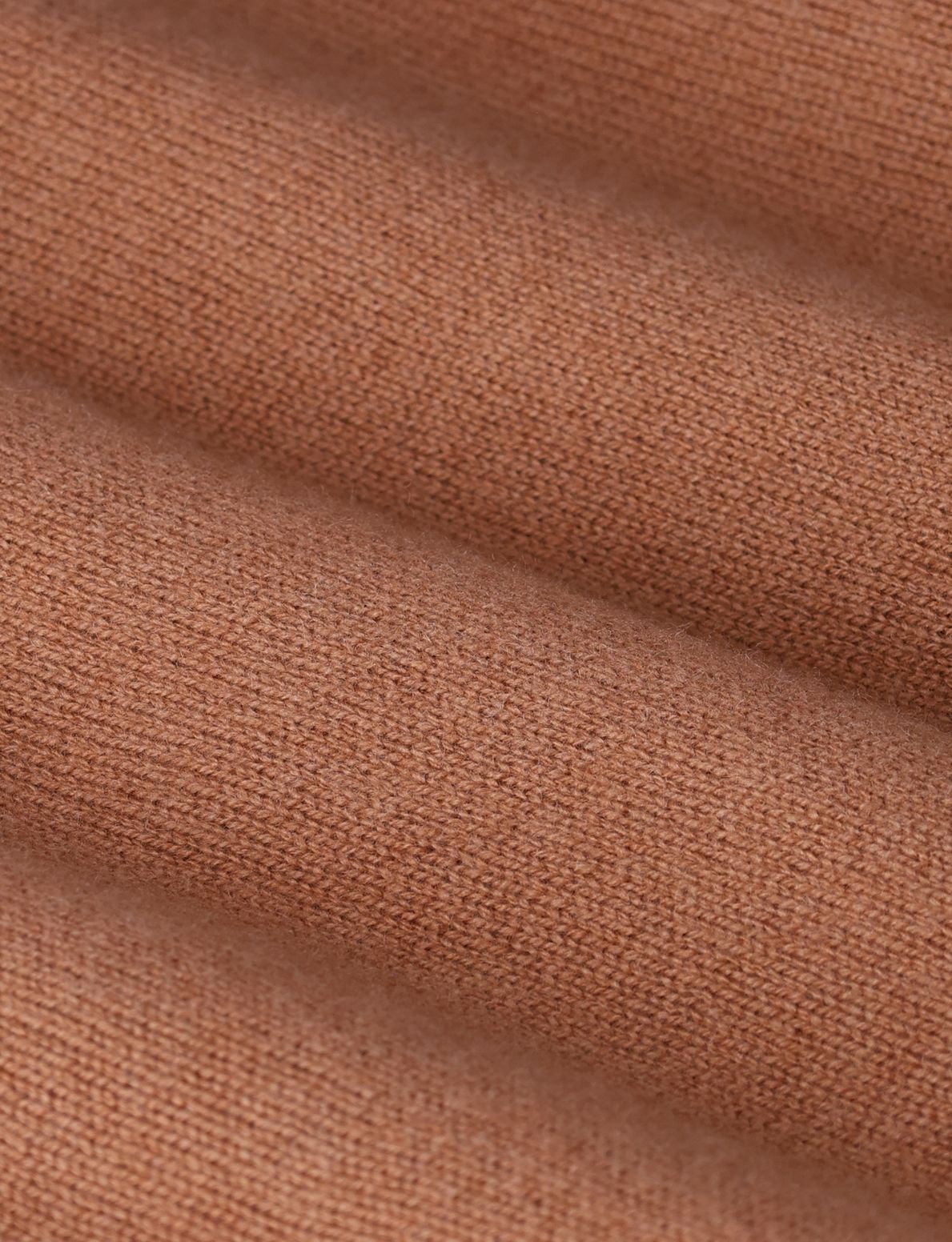 Bruin vest met v-hals