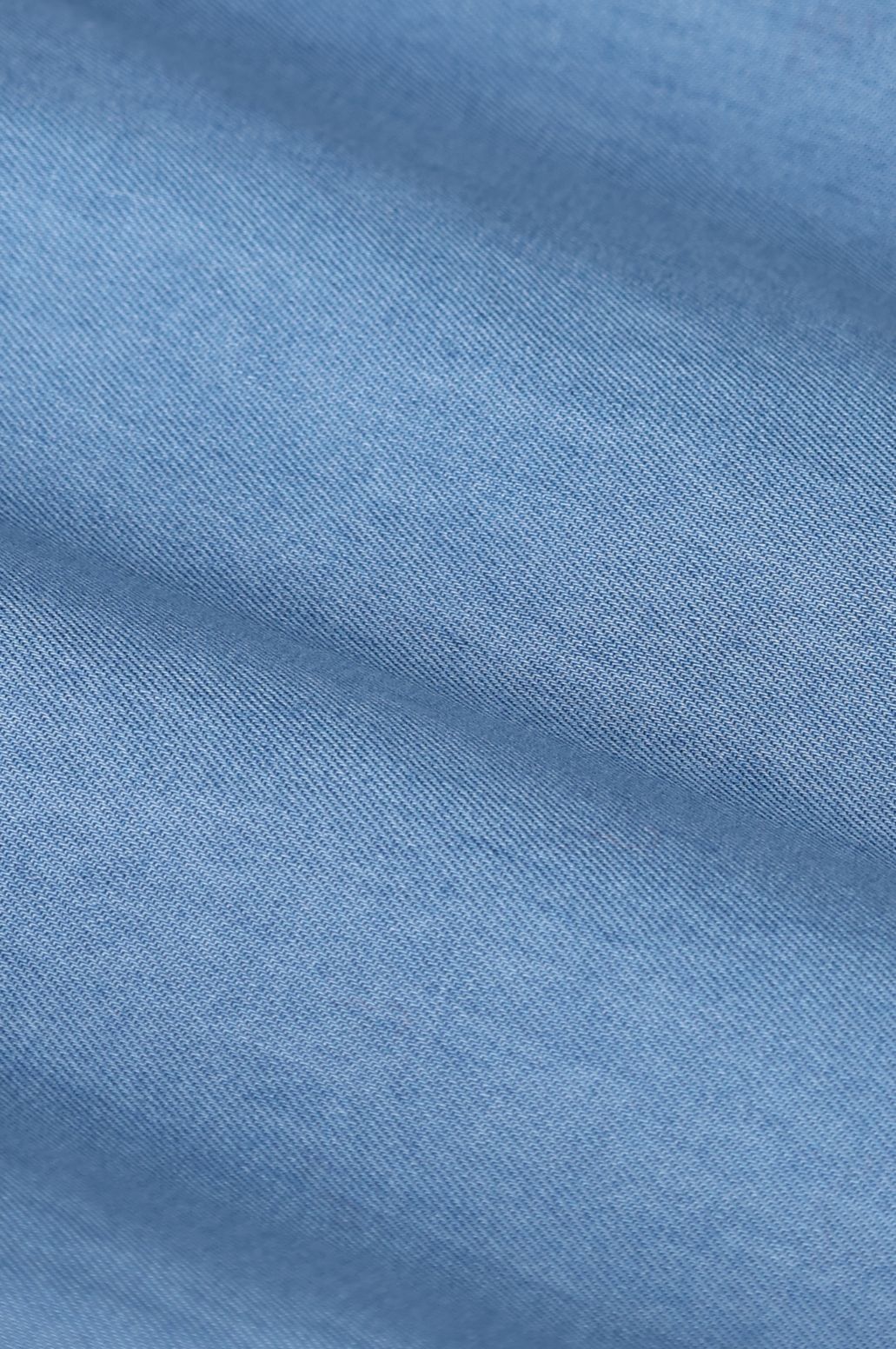 Blauwe denim midi jurk