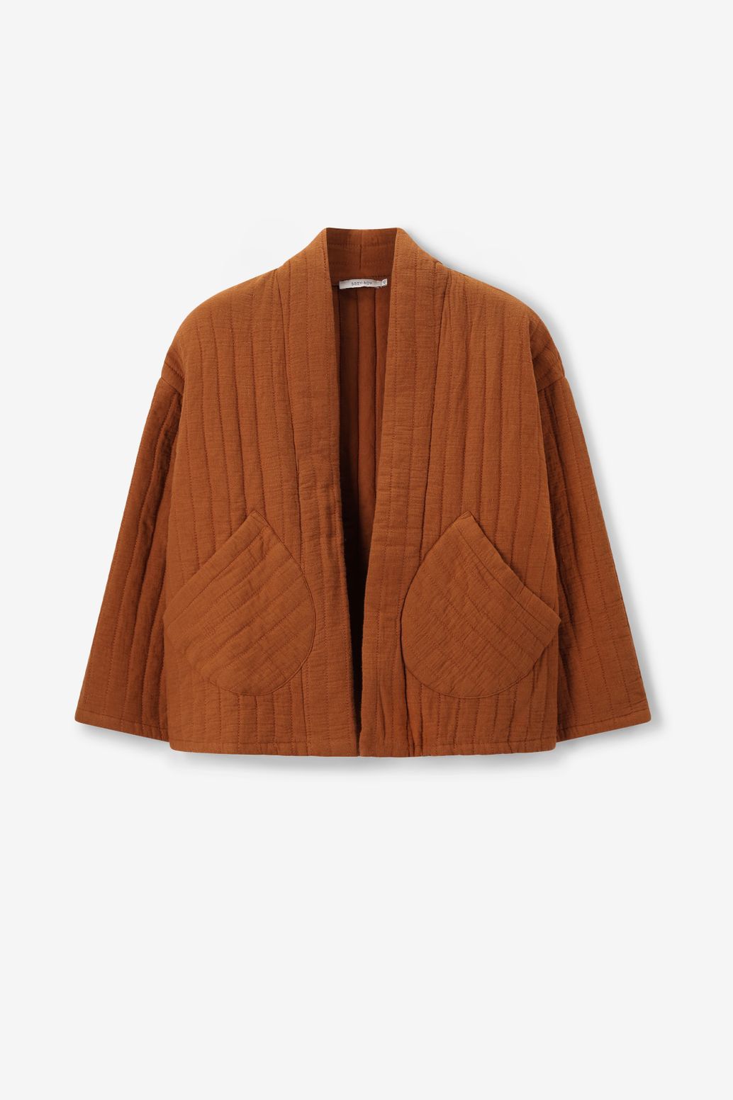 Kimono matelassé - marron