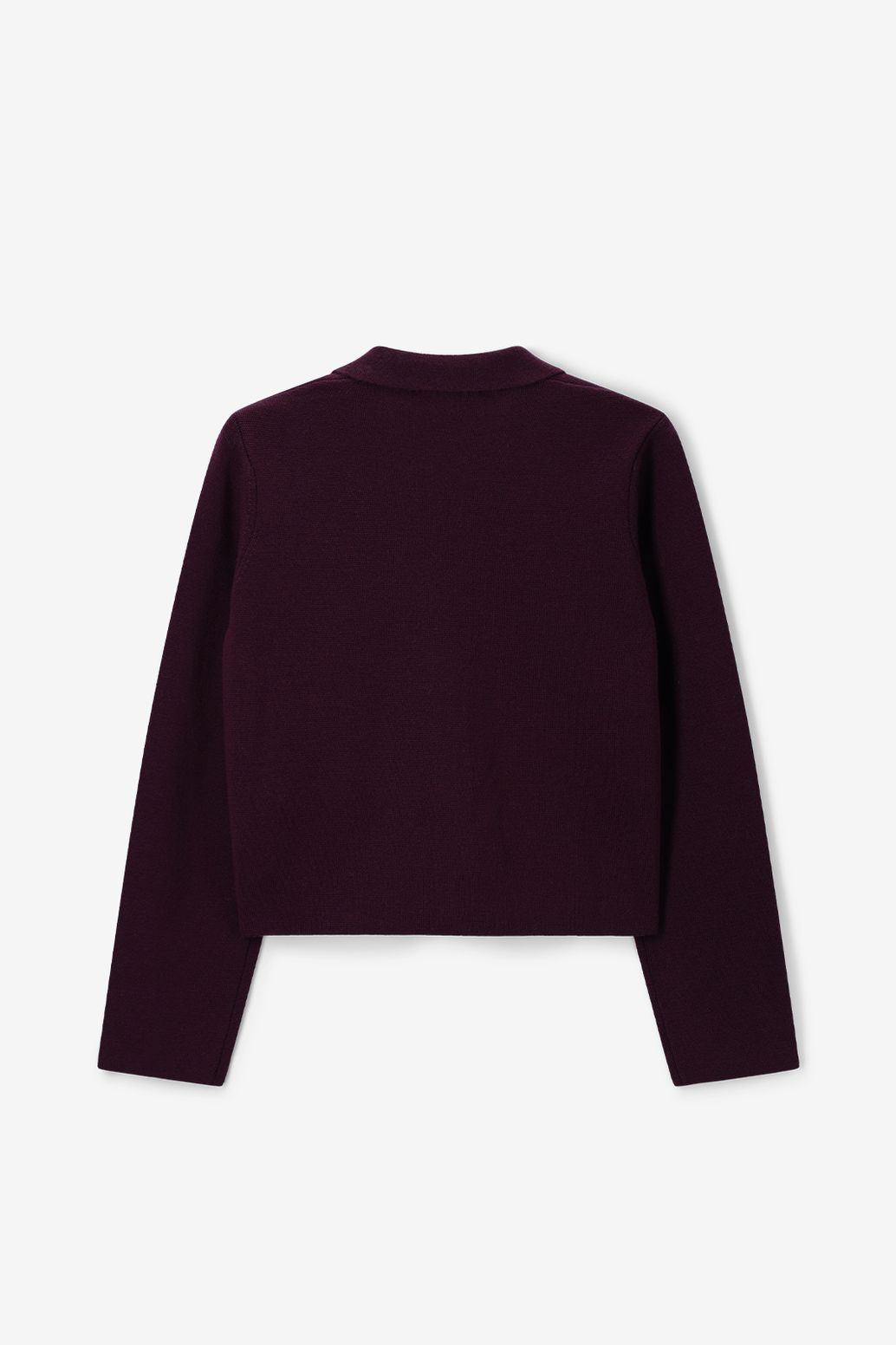 Gilet avec boutons - rouge foncé