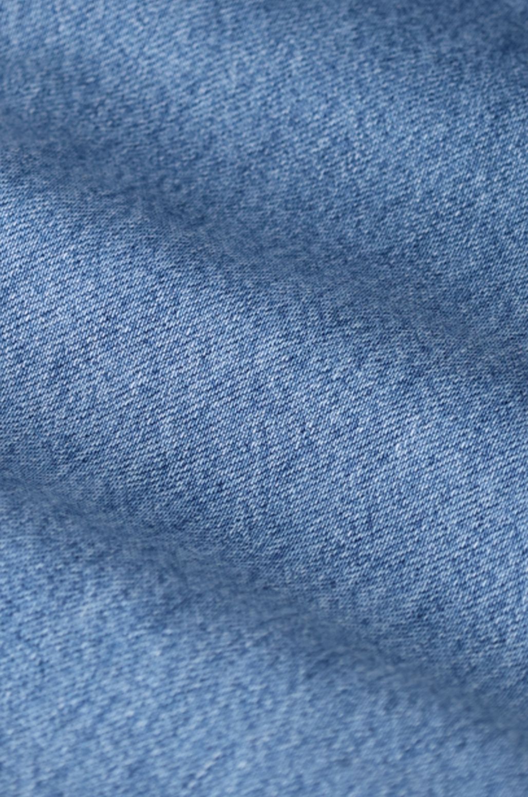 Blauwe high waist flared jeans