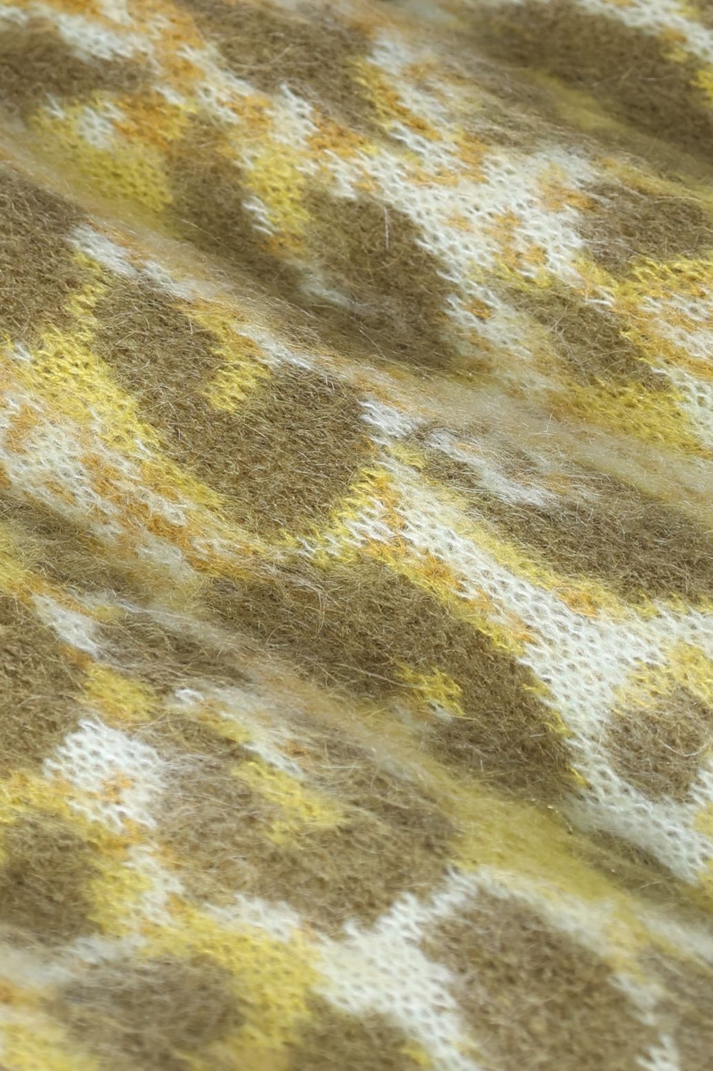 Donkergroen vest met leopard print