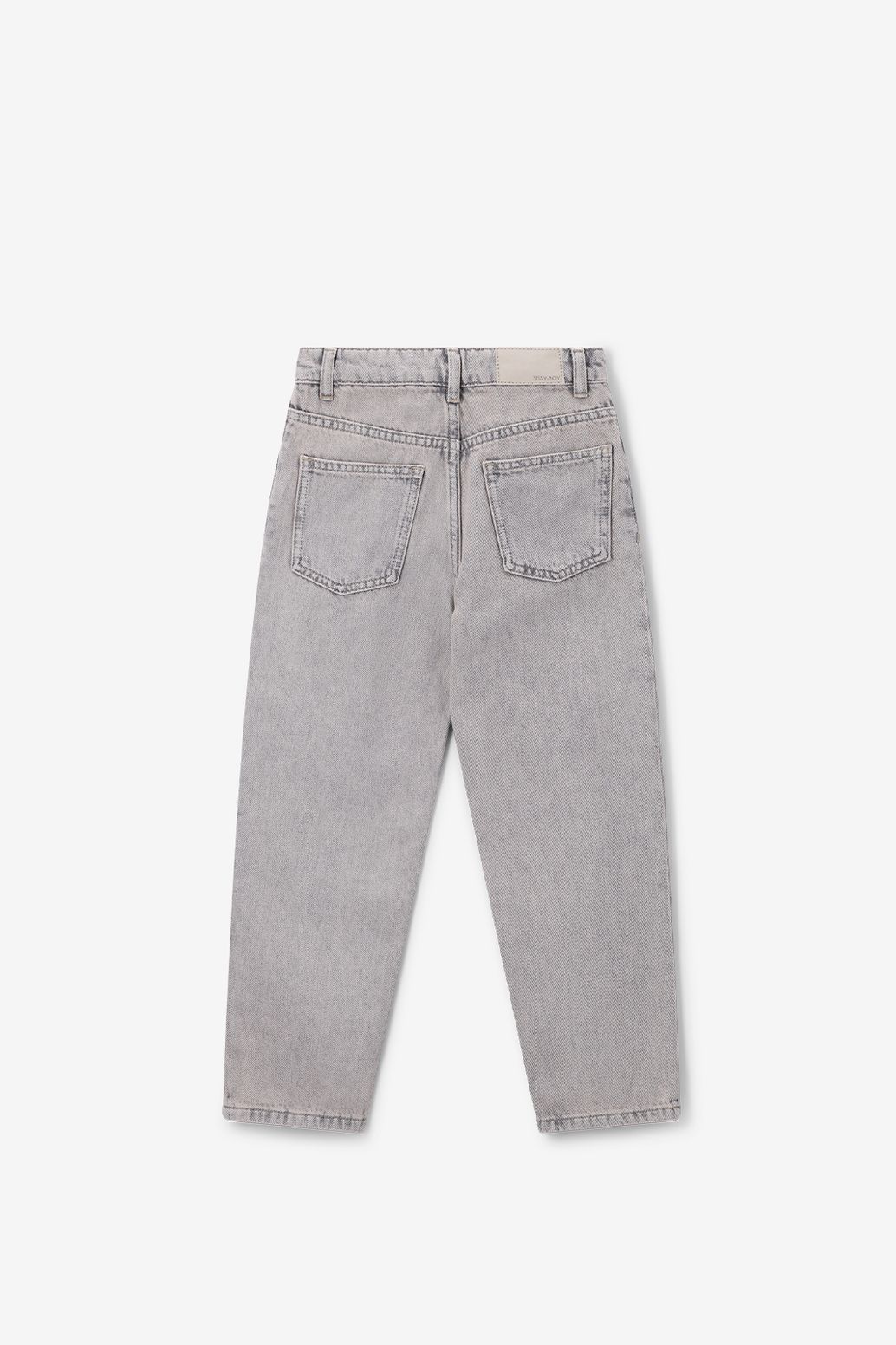 Donkergrijze loose fit jeans