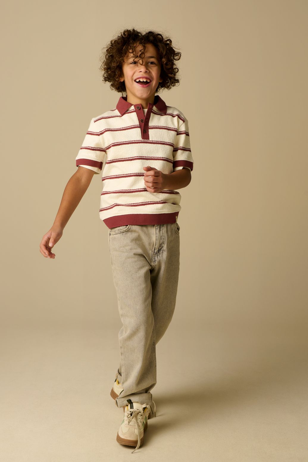 Donkergrijze loose fit jeans