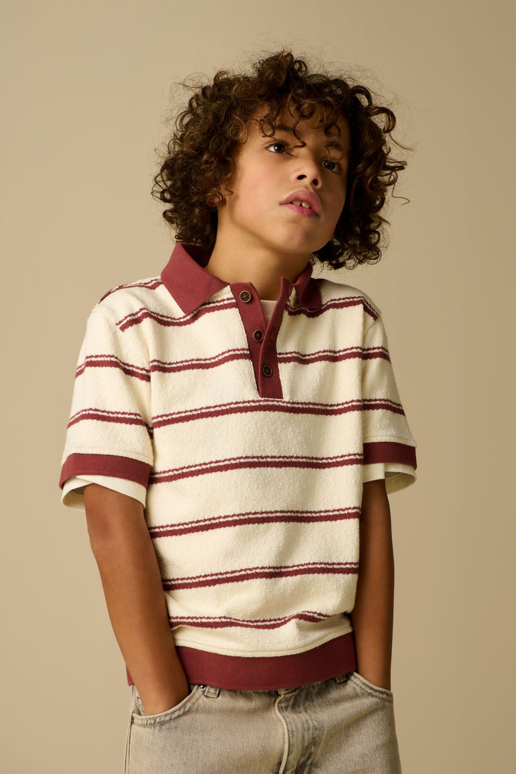 Donkergrijze loose fit jeans