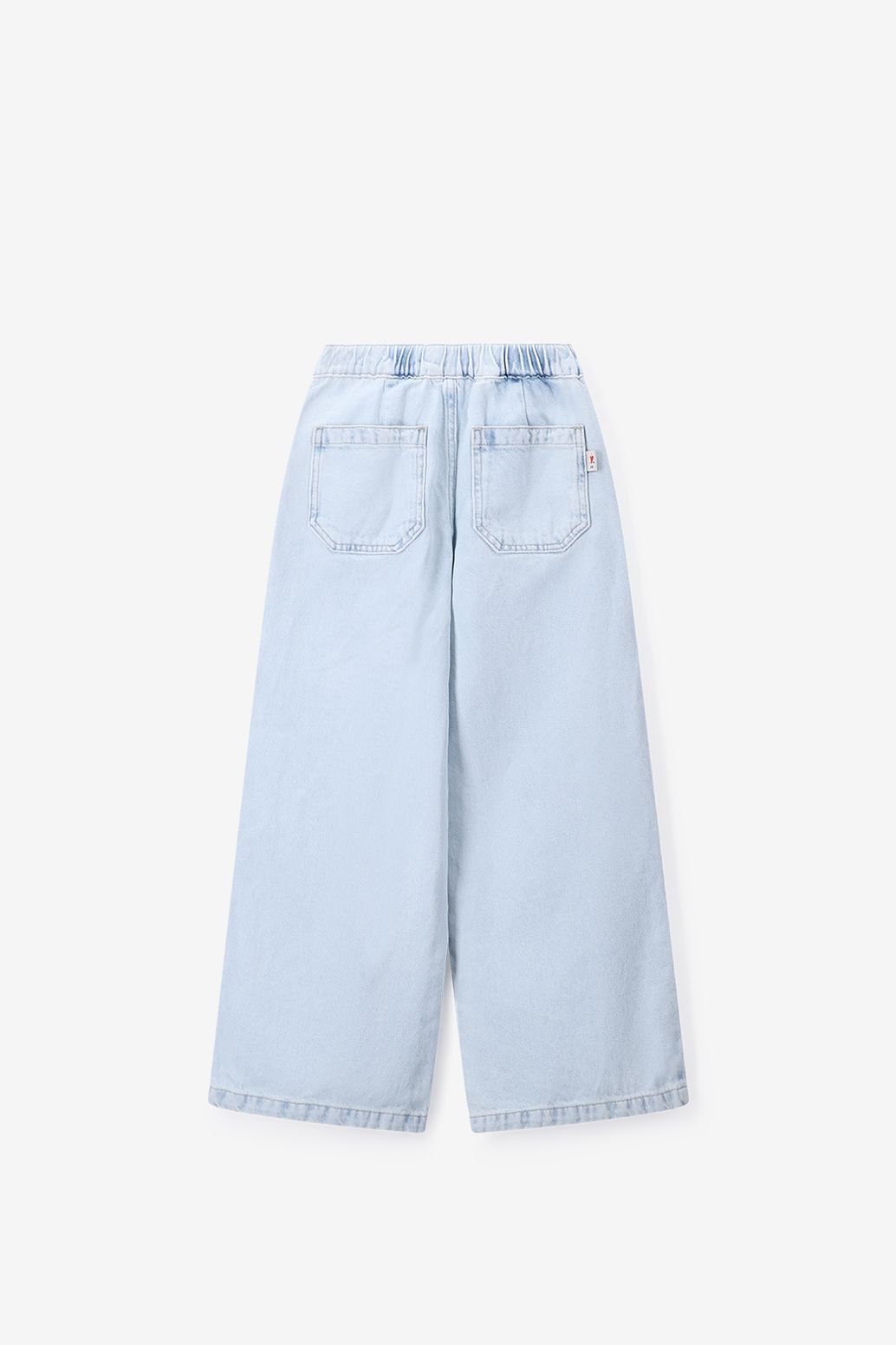 Wide Leg Jeans - hellblau