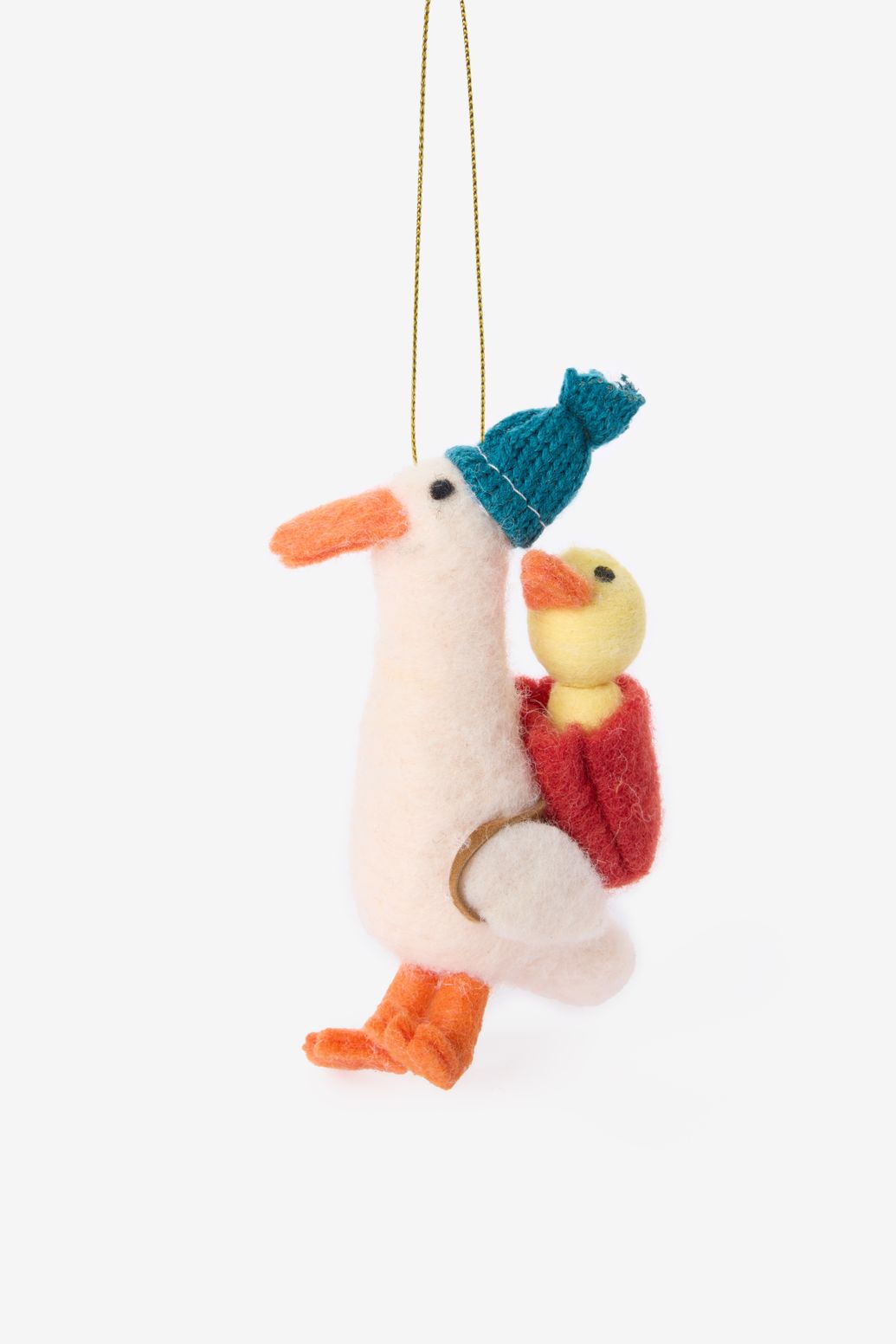 Suspension de Noël avec oies - multicolore