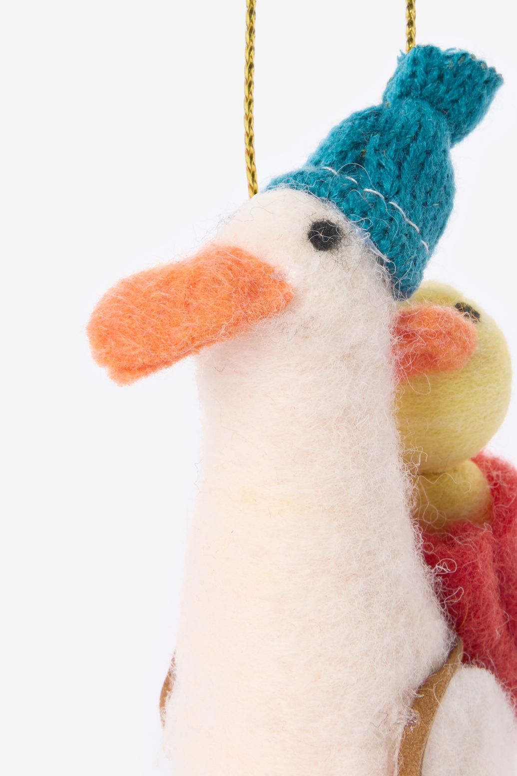 Suspension de Noël avec oies - multicolore