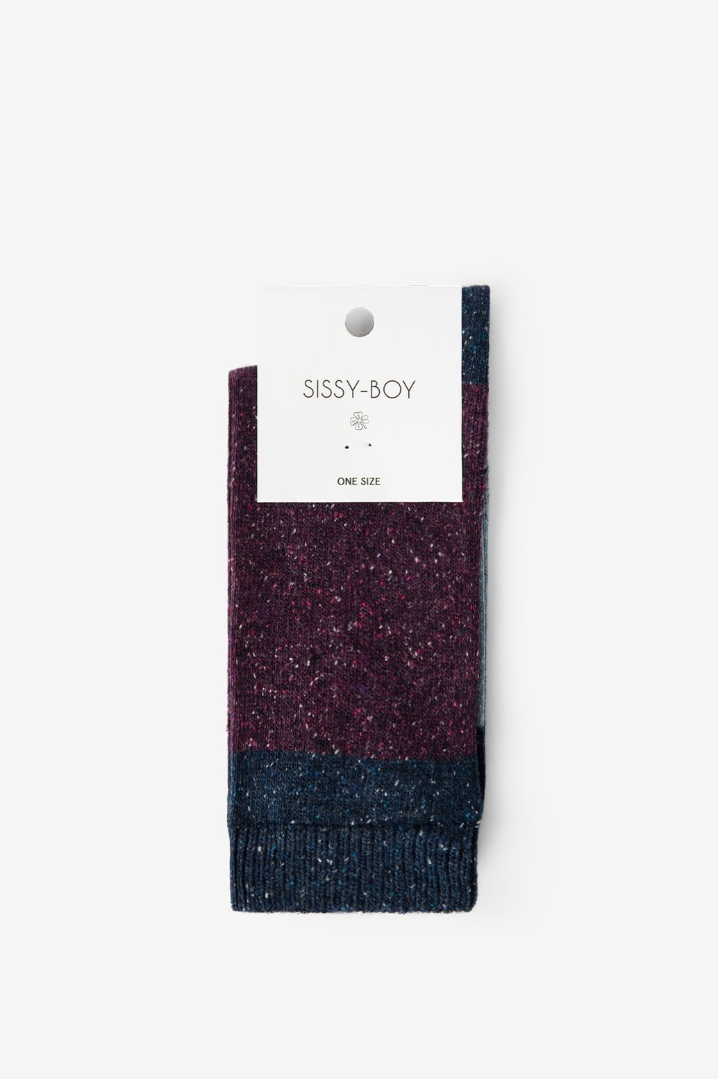 Socken in Colorblocking-Optik - blau