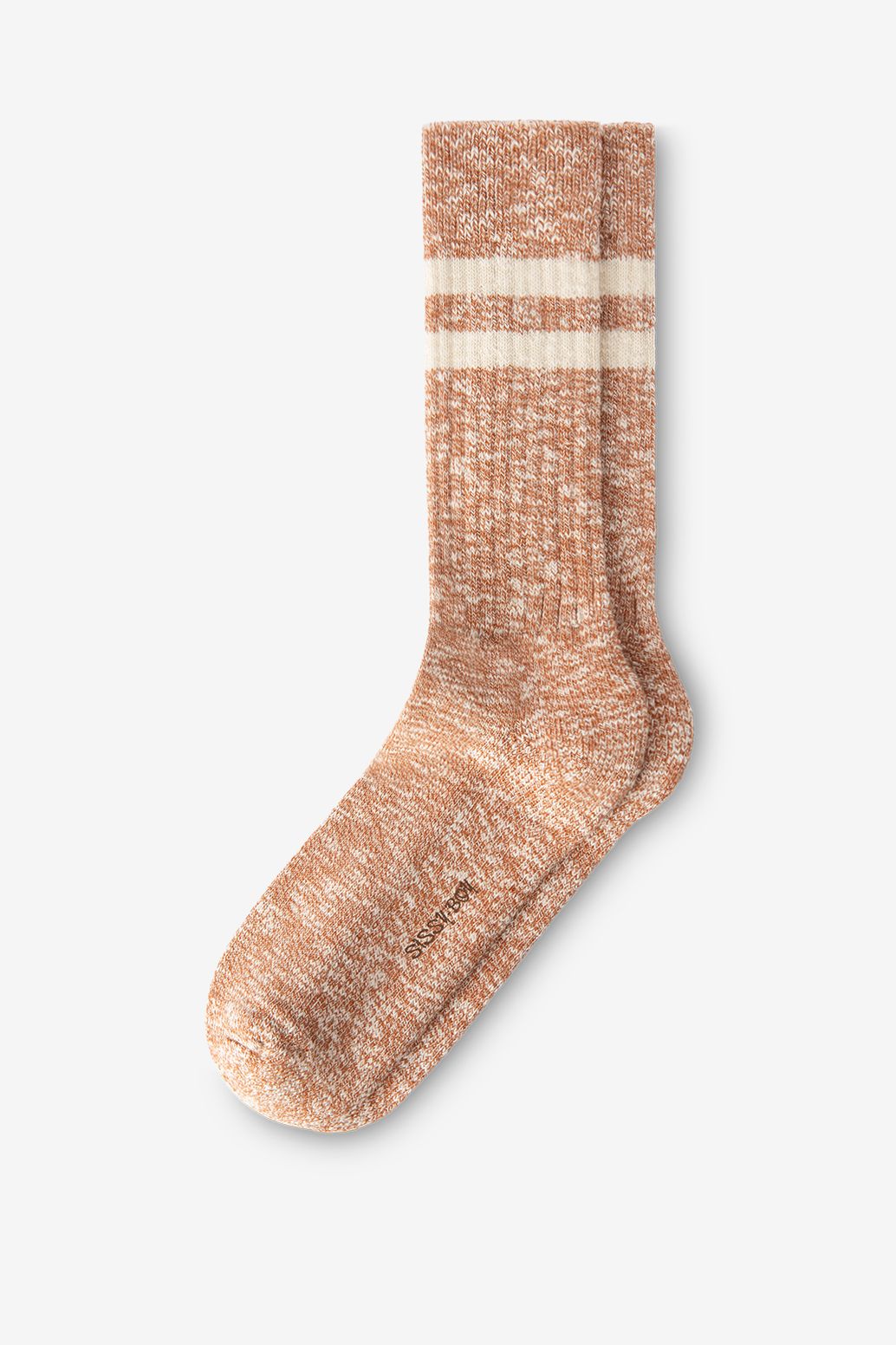 Chaussettes avec rayures - orange