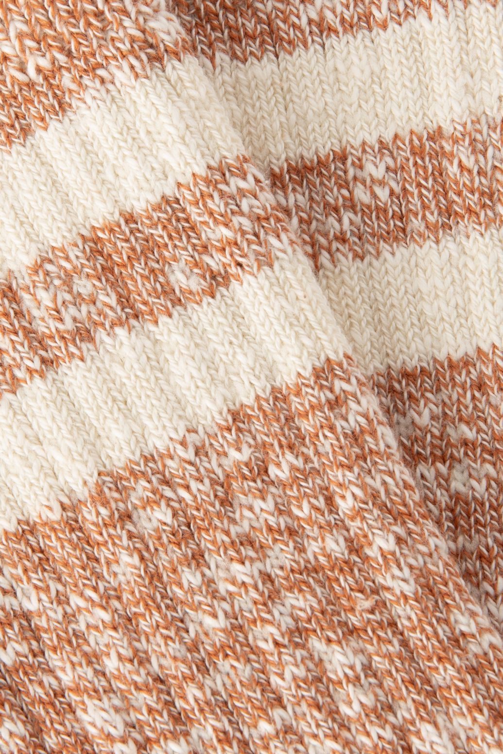 Chaussettes avec rayures - orange