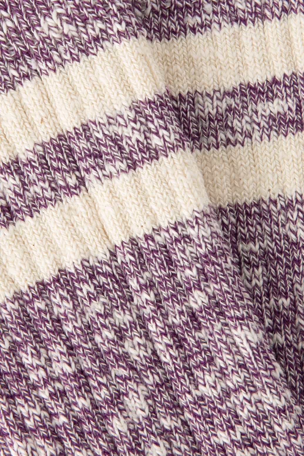 Socken mit Streifen - lila